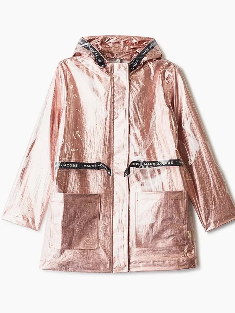 Girls Little Marc Jacobs hooded Daisy raincoat, size 8 126